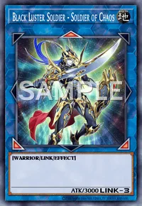 Black Luster Soldier - Soldier of Chaos, Yu-Gi-Oh! card, EARTH