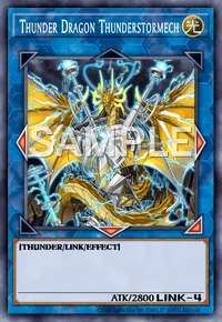 Thunder Dragon Thunderstormech, Yu-Gi-Oh! card, LIGHT
