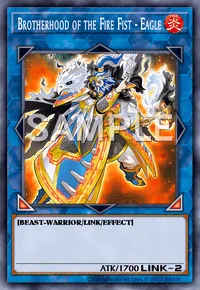Brotherhood of the Fire Fist - Eagle, Yu-Gi-Oh! card, FIRE