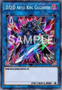 D/D/D Abyss King Gilgamesh, Yu-Gi-Oh! card, DARK