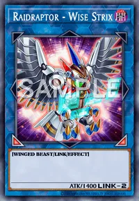 Raidraptor - Wise Strix, Yu-Gi-Oh! card, DARK