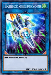 Hi-Speedroid Rubber Band Shooter, Yu-Gi-Oh! card, WIND