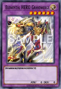 Elemental HERO Grandmerge, Yu-Gi-Oh! card, LIGHT