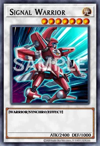 Signal Warrior, Yu-Gi-Oh! card, LIGHT