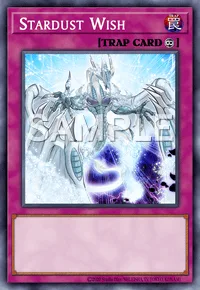 Stardust Wish, Yu-Gi-Oh! card, TRAP