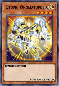 Utopic Onomatopoeia, Yu-Gi-Oh! card, LIGHT