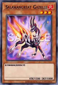 Salamangreat Gazelle, Yu-Gi-Oh! card, FIRE
