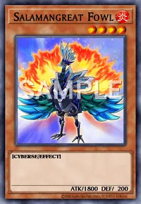 Salamangreat Fowl, Yu-Gi-Oh! card, FIRE