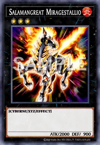 Salamangreat Miragestallio, Yu-Gi-Oh! card, FIRE