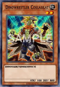 Dinowrestler Coelasilat, Yu-Gi-Oh! card, EARTH