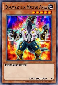 Dinowrestler Martial Anga, Yu-Gi-Oh! card, EARTH