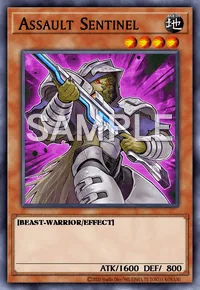 Assault Sentinel, Yu-Gi-Oh! card, EARTH