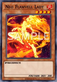 Neo Flamvell Lady, Yu-Gi-Oh! card, FIRE