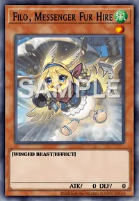 Filo, Messenger Fur Hire, Yu-Gi-Oh! card, WIND