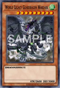World Legacy Guardragon Mardark, Yu-Gi-Oh! card, WIND
