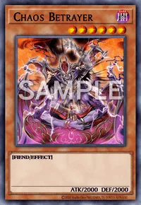 Chaos Betrayer, Yu-Gi-Oh! card, DARK