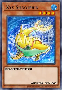 Xyz Slidolphin, Yu-Gi-Oh! card, WATER