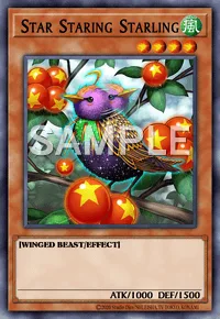 Star Staring Starling, Yu-Gi-Oh! card, WIND