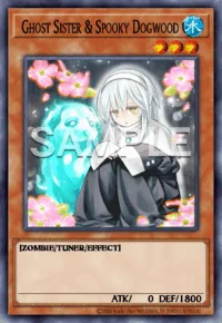 Ghost Sister & Spooky Dogwood, Yu-Gi-Oh! card, WATER