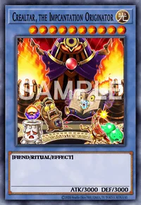 Crealtar, the Impcantation Originator, Yu-Gi-Oh! card, LIGHT