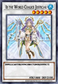 Ib the World Chalice Justiciar, Yu-Gi-Oh! card, WATER