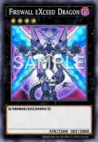 Firewall eXceed Dragon, Yu-Gi-Oh! card, DARK