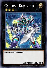 Cyberse Reminder, Yu-Gi-Oh! card, LIGHT