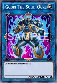 Gouki The Solid Ogre, Yu-Gi-Oh! card, EARTH