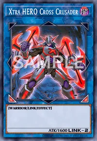 Xtra HERO Cross Crusader, Yu-Gi-Oh! card, DARK