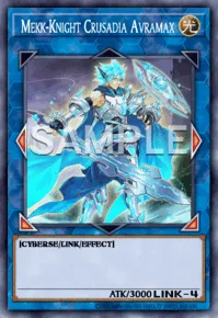 Mekk-Knight Crusadia Avramax, Yu-Gi-Oh! card, LIGHT