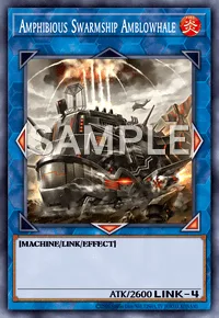 Amphibious Swarmship Amblowhale, Yu-Gi-Oh! card, FIRE