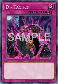D - Tactics, Yu-Gi-Oh! card, TRAP