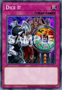 Dice It, Yu-Gi-Oh! card, TRAP