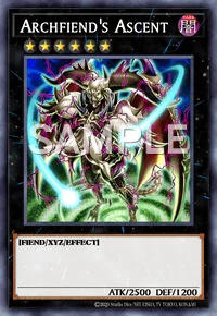 Archfiend's Ascent, Yu-Gi-Oh! card, DARK
