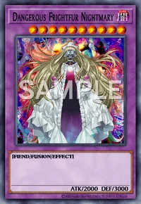 Dangerous Frightfur Nightmary, Yu-Gi-Oh! card, DARK