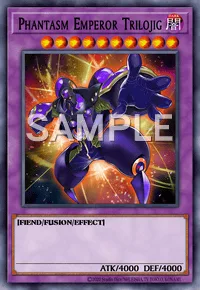 Phantasm Emperor Trilojig, Yu-Gi-Oh! card, DARK