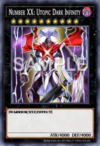 Number XX: Utopic Dark Infinity, Yu-Gi-Oh! card, DARK