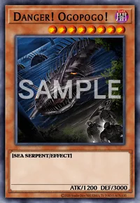 Danger! Ogopogo!, Yu-Gi-Oh! card, DARK