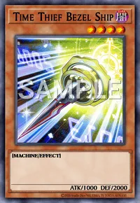 Time Thief Bezel Ship, Yu-Gi-Oh! card, DARK