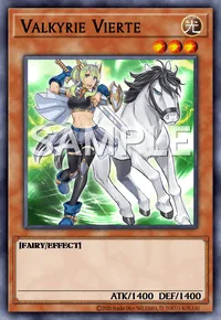 Valkyrie Vierte, Yu-Gi-Oh! card, LIGHT