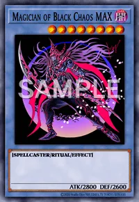Magician of Black Chaos MAX, Yu-Gi-Oh! card, DARK