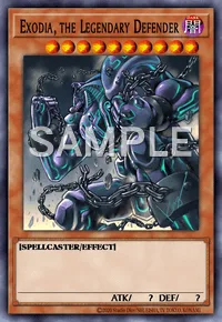 Exodia, the Legendary Defender, Yu-Gi-Oh! card, DARK