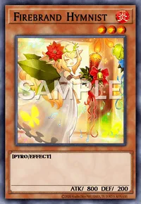 Firebrand Hymnist, Yu-Gi-Oh! card, FIRE