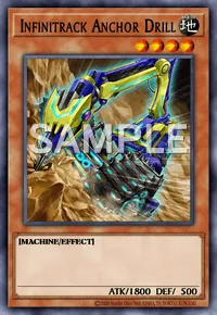 Infinitrack Anchor Drill, Yu-Gi-Oh! card, EARTH