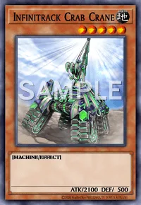 Infinitrack Crab Crane, Yu-Gi-Oh! card, EARTH