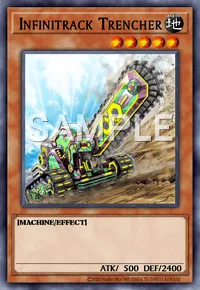 Infinitrack Trencher, Yu-Gi-Oh! card, EARTH