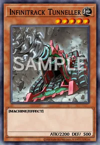 Infinitrack Tunneller, Yu-Gi-Oh! card, EARTH