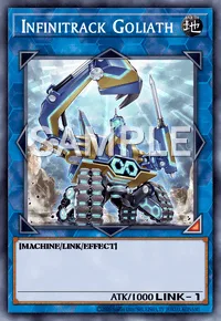 Infinitrack Goliath, Yu-Gi-Oh! card, EARTH