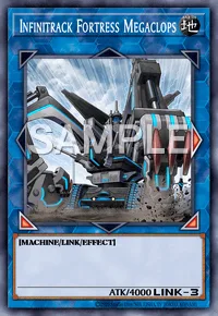 Infinitrack Fortress Megaclops, Yu-Gi-Oh! card, EARTH