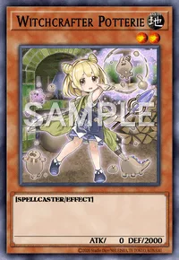 Witchcrafter Potterie, Yu-Gi-Oh! card, EARTH